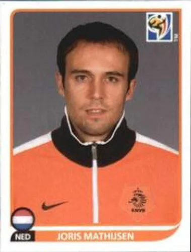2010 Panini FIFA World Cup Stickers #338 Joris Mathijsen Netherlands Official Soccer Album Sticker (2 inch X 1.5 Inch) in Raw Condition (NM or