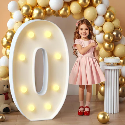 Miniatura 93 de imprsv Letras de marquesina iluminadas, letras de mosaico de 1.2 m con luz para decoración de baby shower, graduación, gran J para decoraciones