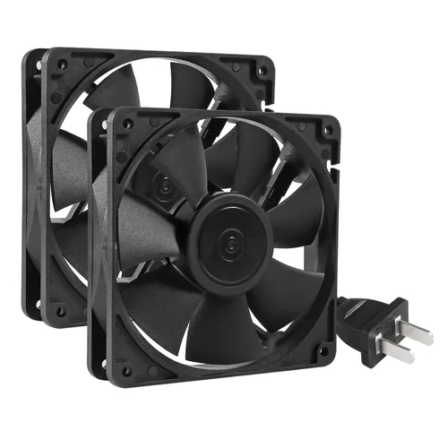 Miniatura 9 de 2 unids 8025 ventilador 220 V 240 V alta velocidad doble rodamiento de bolas 3.150 in ventilador más fresco 3.150 in x 3.150 in x 0.984 in
