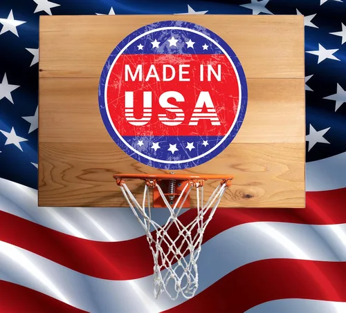 Miniatura 2 de Elite - Juego de mini aro y pelota de baloncesto, montaje en pared, tablero de cedro fabricado en los Estados Unidos. Incluye aro de 9 pulgadas