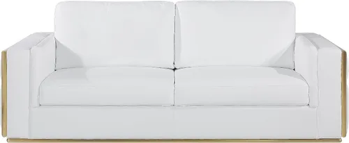 Miniatura 25 de Blackjack Furniture Catania - Moderno juego de sofá de cuero italiano de grano superior para sala de estar con marco de madera dura secada al horno