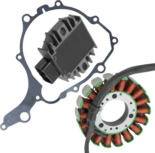 Miniatura 6 de Caltric Junta rectificadora de regulador de estator compatible con Yamaha Raptor 250 Yfm250R Yfm 250R 2008-2013