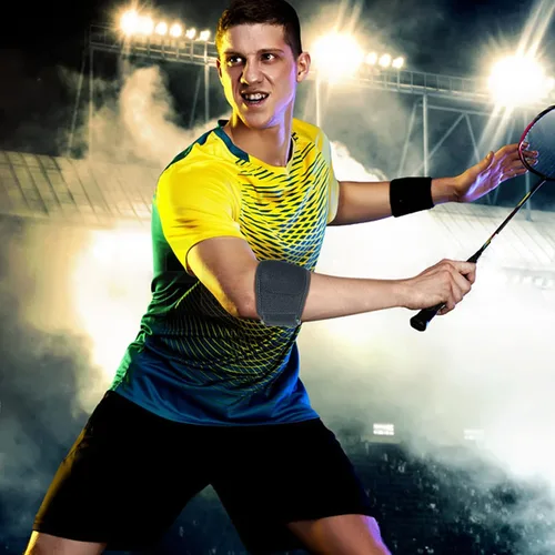 Miniatura 6 de Codera, coderas de tenis (1 par) para tendinitis y coderas de tenis, correas de codo de golfistas para hombres y mujeres, envolturas de neopreno