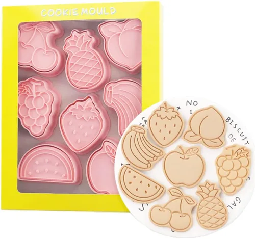 Miniatura 14 de Juego de 8 moldes de galletas de astronauta para hornear, moldes de galletas alienígenas, juego de moldes de galletas de meteoritos y herramientas