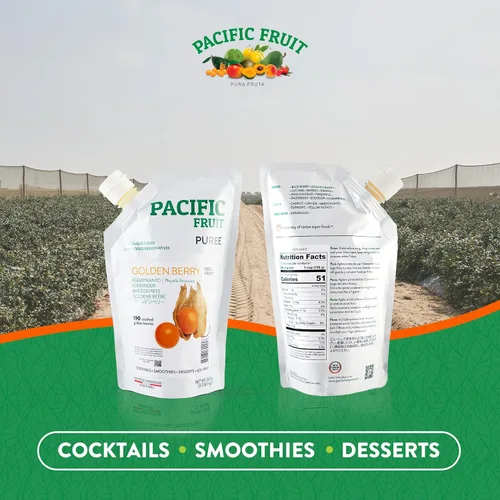 Miniatura 9 de FRUTA DEL PACÍFICO - Jugo de mora dorada - Jugo de Physalis - Puré de bayas doradas - 100% VERDANA LISTA PARA USAR PARA SUS BEBIDAS - 100% FRUTA