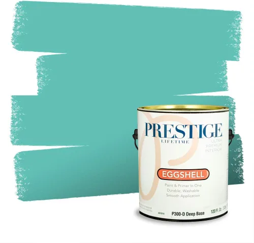 Miniatura 42 de Pintura Exterior + imprimación PRESTIGE, todo-en-uno, 1 galón, acabado mate, color comparable al Valspar* Royal Gray* VS151-Gris real