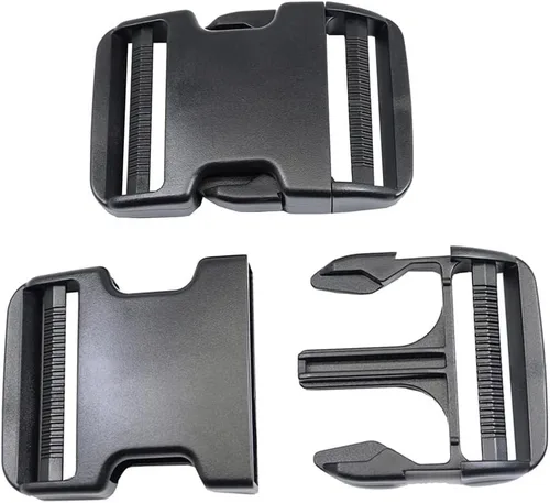 Miniatura 10 de Hebilla de Liberación Lateral Rápida, Hebilla de Clip de Plástico de Servicio Pesado con Cierre de Broche para Sujetadores de Correa de Mochila