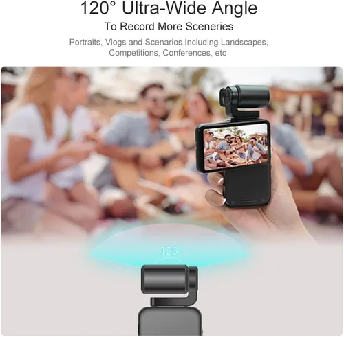 Miniatura 4 de ORDRO Videocámara de bolsillo 5K, videocámara 4K 60FPS UHD 36MP para YouTube TikTok Video Vlog Combo grabación, cámara de visión nocturna WiFi IR