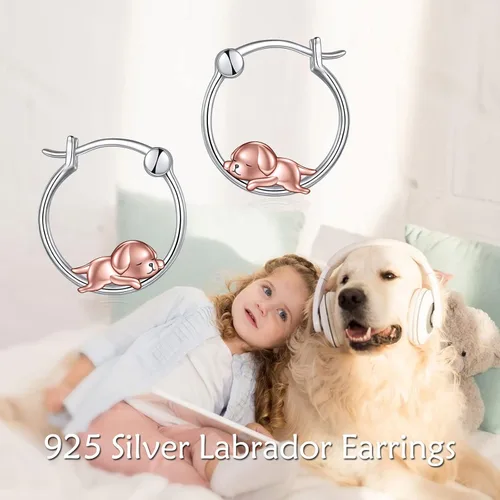 Miniatura 62 de VONALA Bonitos aretes de aro de plata de ley 925, regalos de cumpleaños para mujer