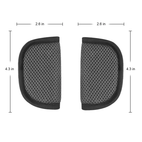 Miniatura 4 de Accmor Correas de asiento de automóvil para bebés y niños, fundas suaves para correas de asiento de automóvil, fundas de cinturón de seguridad