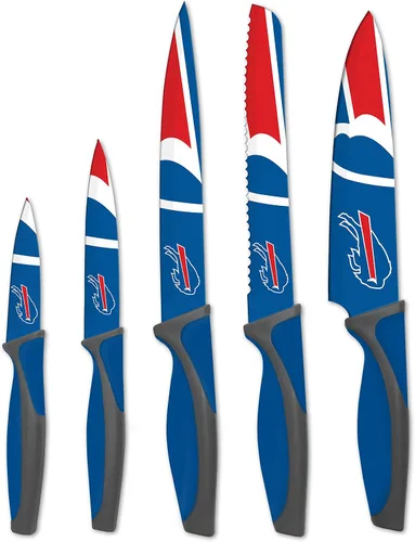 Miniatura 30 de The Sports Vault NFL Chicago Bears - Juego de cuchillos de cocina (5 piezas)