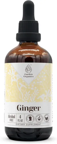 Extracto de tintura natural sin alcohol de jengibre, refuerzo del sistema inmunológico, gotas líquidas hechas de 100% jengibre (Zingiber officinale)