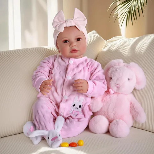Miniatura 5 de BABESIDE Reborn Baby Doll Boy - Muñeca realista de vinilo suave de 20 pulgadas con cuerpo posable y accesorios, muñeca de bebé recién nacido