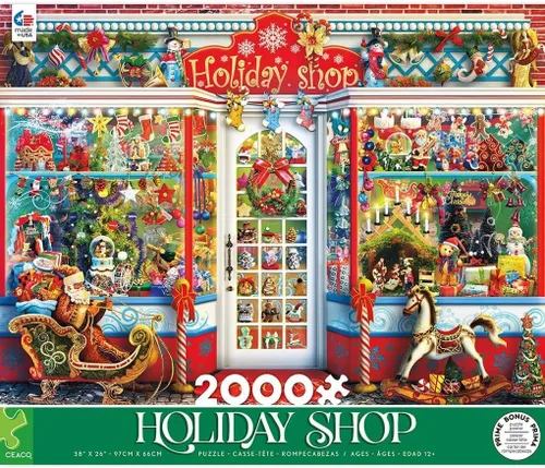 Miniatura 3 de Ceaco - Holiday - Holiday Shop - Rompecabezas de 2000 piezas