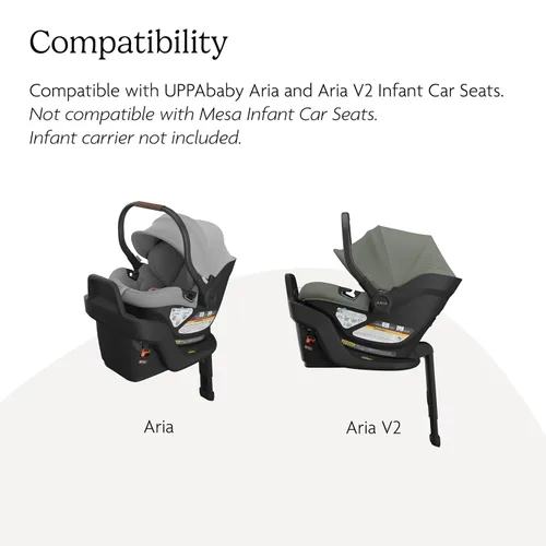 Miniatura 7 de UPPAbaby Extra Aria - Base de asiento de coche compatible con asientos de coche Aria Infantil/Instalación SmartSecure con pata de carga