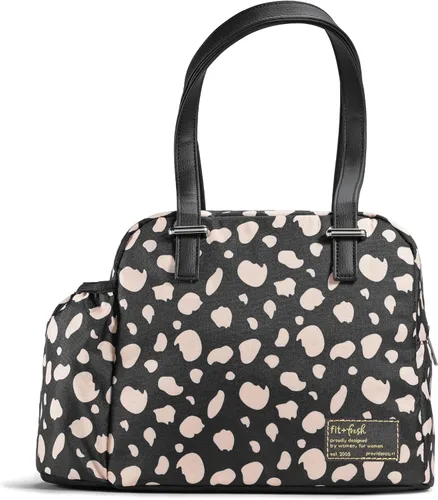 Miniatura 11 de Fit & Fresh Lonchera grande aislada a prueba de fugas y resistente a las manchas para mujer con bolsillo expandible para botella, cierre