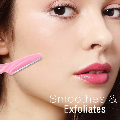 Miniatura 4 de Boao 60 piezas de afeitadora de cejas, herramienta de dermaplaning para mujeres y hombres, microcuchillas moldeadoras con cubierta de precisión