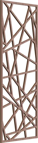 Miniatura 138 de Conway Paneles de pared decorativos de madera con calado, 9 3/8 pulgadas de ancho x 24 3/8 pulgadas de alto x 1/4 de alto, aliso
