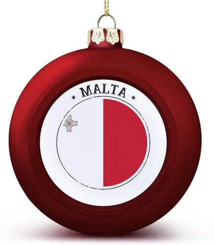 Miniatura 6 de Adorno de bola de Navidad de Marruecos, bandera de Marruecos, bandera de las naciones, adornos colgantes, recuerdo, regalo para árbol de Navidad