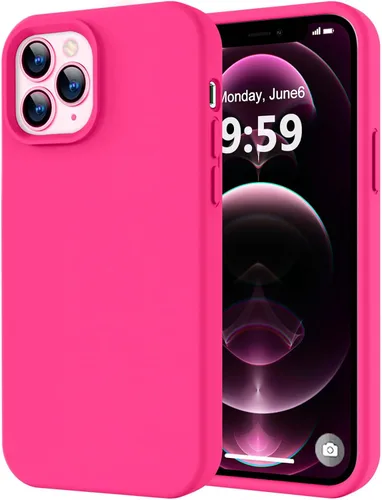 Miniatura 271 de LOVE 3000 Compatible con Funda para iPhone 15, [Cámara de Cobertura Completa de Silicona Suave] [Protección contra Caídas de 8 pies], Forro de Negro