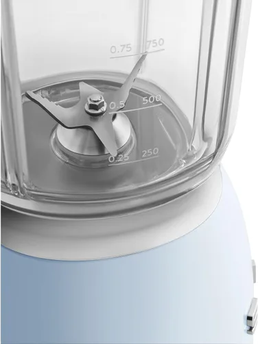 Miniatura 4 de SMEG BLF03 - Licuadora de estilo retro, licuadora de encimera de 600 W con jarra sin BPA de 48 onzas, 3 velocidades + pulso, trituración de hielo