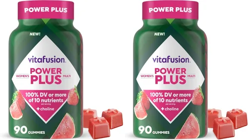 Miniatura 10 de Vitafusion Power Plus Gomitas Multivitamínicas para Mujeres, 100% del Valor Diario o Más de 10 Nutrientes, Ayuda a Apoyar los Nervios