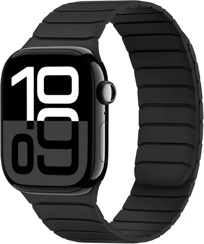 Tasikar Bandas Magnéticas Compatibles con Apple Watch 42mm (Serie 11/Serie 10) 41mm 40mm 38mm, Correa de Reemplazo de Silicona Suave para iWatch SE