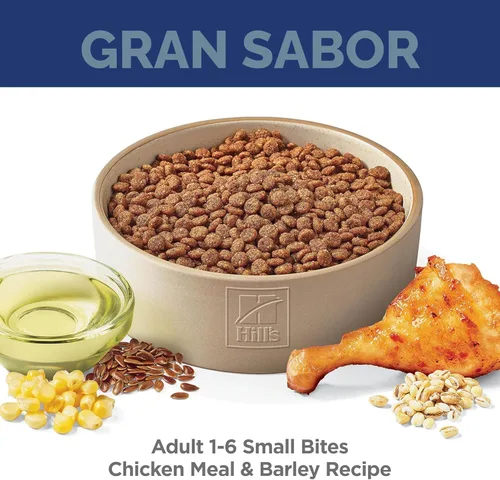 Miniatura 3 de Hill's Science Diet - Comida seca para perros adultos de 1 a 6 años, nutrición premium, croquetas pequeñas, sabor pollo y cebada, bolsa de 5 libras
