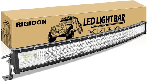 Miniatura 8 de RIGIDON - Barra de luz LED curva de 22 pulgadas, 270 W, triple fila, combo de inundación y foco, 27000 lm, barra de luz impermeable para conducir