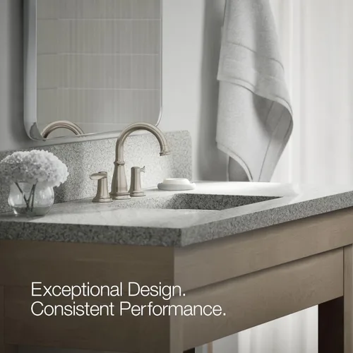 Miniatura 4 de Kohler 27380-4-BN BELLERA® - Grifo para lavabo de baño, 1.2 GPM, níquel cepillado vibrante Vibrant Brushed Nickel
