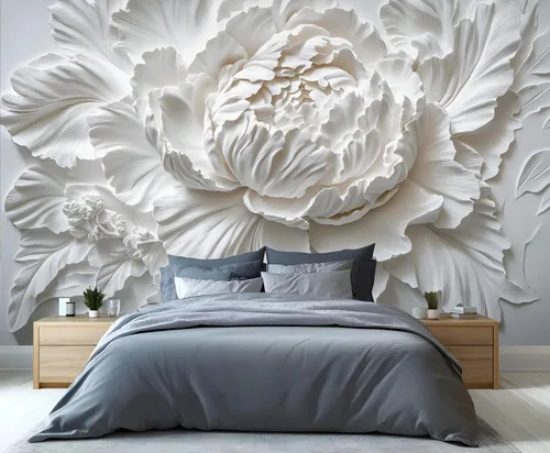 Miniatura 31 de Papel tapiz de pavo real, murales de pavo real de lujo, papel tapiz retro en relieve floral para niños y niñas, decoración de pared de dormitorio