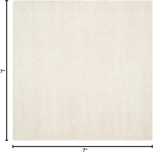 Miniatura 243 de SAFAVIEH Accent Rug 2'x3' - Milan Shag Collection - Modern Design, Dark Beige, Ultra Plush Thick Pile, Ideal for Bedroom, Nursery, Living Room