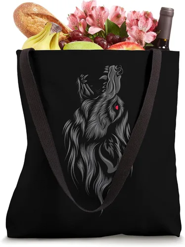 Miniatura 4 de Viking Fenrir Wolf aulla a los dioses - Bolso de mano de mitología nórdica