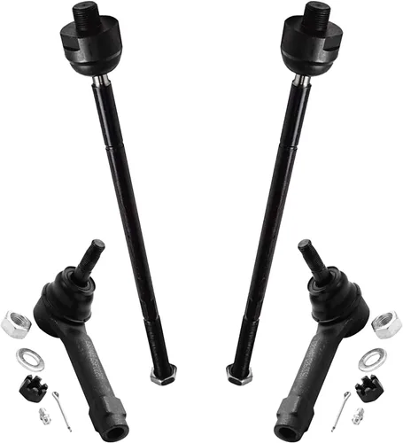 Miniatura 36 de Detroit Axle - 4 barras de acoplamiento delanteras para Kia Forte Koup 14-17, 14-18 Forte Forte5, 4 extremos de barra de acoplamiento exteriores e