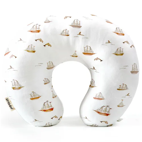 Miniatura 14 de GRSSDER Funda de Almohada de Lactancia Elástica Minky Removible Fundas de Lactancia para Almohadas de Lactancia Materna, Forro Ultra Suave y Cómodo