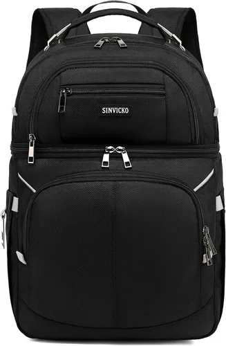 Miniatura 6 de Mochila enfriadora aislada, bolsa enfriadora a prueba de fugas de doble cubierta, mochila enfriadora aislada para almuerzo para hombres y mujeres