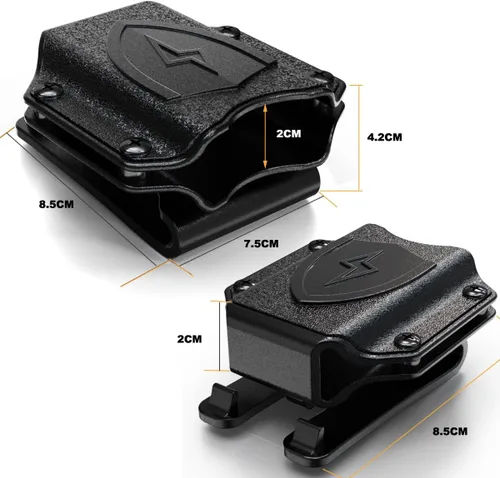 Miniatura 2 de Funda multiherramienta para LEATHERMAN Wave - Funda para cinturón con clip compatible con MOLLE
