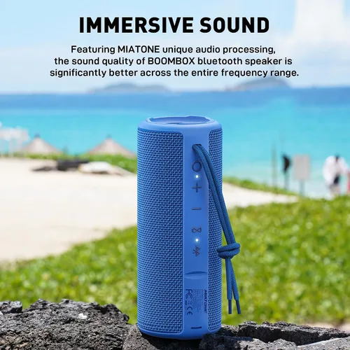 Miniatura 2 de MIATONE Altavoces Boombox al Aire Libre Portátiles Bluetooth Altavoces Inalámbricos Impermeables - Azul