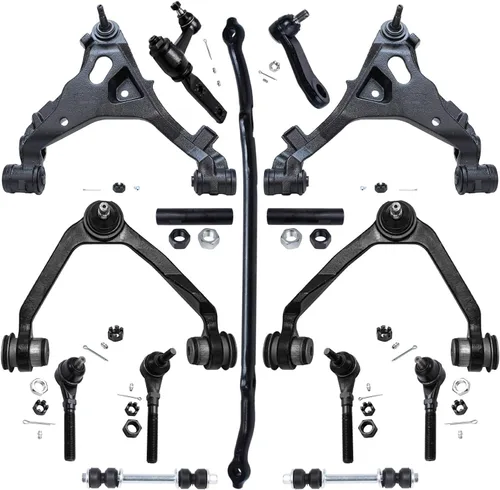 Miniatura 49 de Detroit Axle - Kit de suspensión frontal de 16 piezas para RWD Chrysler 300 Dodge Charger Challenger Magnum 6 brazos de control con rótulas 2