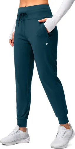 Miniatura 11 de G Gradual Pantalones deportivos con forro polar para mujer, de cintura alta, resistentes al agua, térmicos, para invierno, correr, senderismo