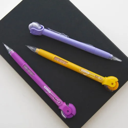 Miniatura 5 de BAZIC PRODUCTS Lápices mecánicos de 0.028 in, plomo HB, 3 unidades, para pruebas de oficina escolar