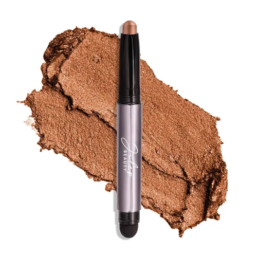 Julep Sombra de ojos 101 de crema a polvo, impermeable, barra con sombra brillante en tono cobre, de larga duración, a prueba de arrugas, sombra de