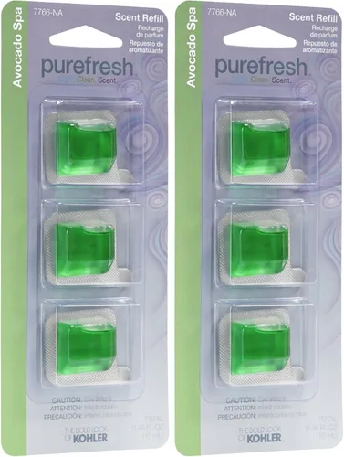 Miniatura 3 de KOHLER Paquetes de aroma de repuesto para asiento de inodoro Purefresh Spa, aguacate Spa