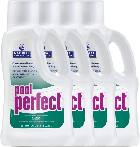Miniatura 3 de Natural Chemistry Pool Perfect, 2 L, 1 paquete, limpiador de piscina para eliminar contaminantes, desechos y otros residuos