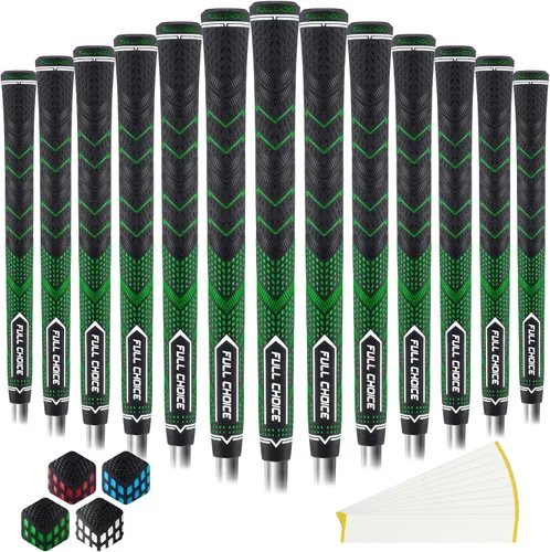Miniatura 10 de Rubber Golf Grips 13 Pack, High Traction, Non-Slip, Advanced Texture, Choose from 13 Grips or 13 Grips with Regripping Kit, Standard/Mid/Jumbo