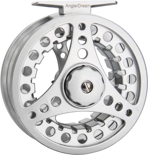 Miniatura 10 de Carrete de mosca (1/2WT 3/4WT 5/6WT 7/8WT) con línea Combo de aleación de aluminio Arbor grande Carretes de pesca con mosca Peso adelante Línea