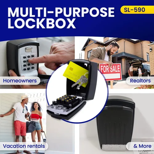 Miniatura 9 de Caja de seguridad con botones KeyGuard, SL-590