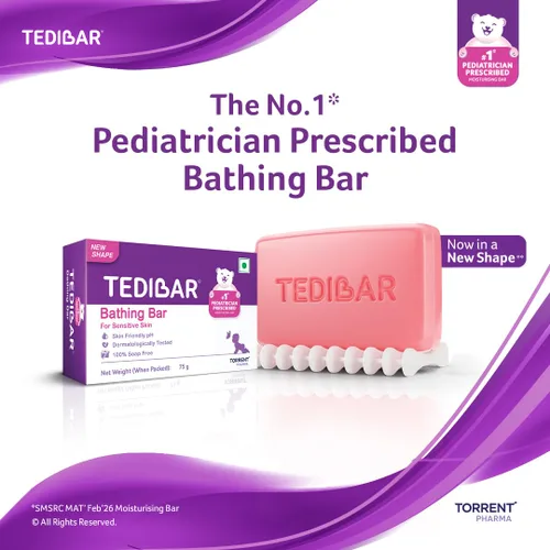 Miniatura 3 de Curatio Tedibar - Barra de baño para bebé, 2.65 oz