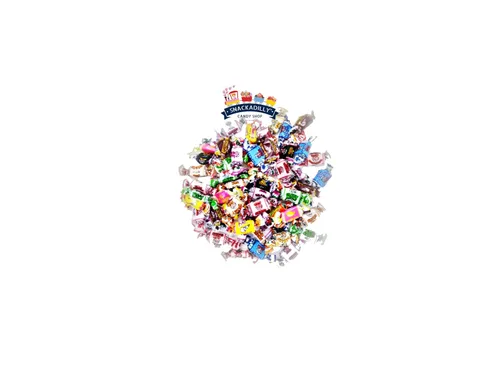 Miniatura 2 de Bolsas a granel de masticables de fruta de 2 libras "348 masticables" - ¡Muchos incluidos los ácidos! - Frambuesa azul, plátano, sandía, manzana