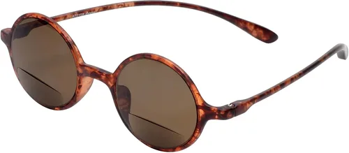 Miniatura 8 de Calabria 721SB Flexie - Gafas de sol bifocales redondas para hombres y mujeres, lentes de sol de lectura bifocales, flexibles, delgadas, ligeras